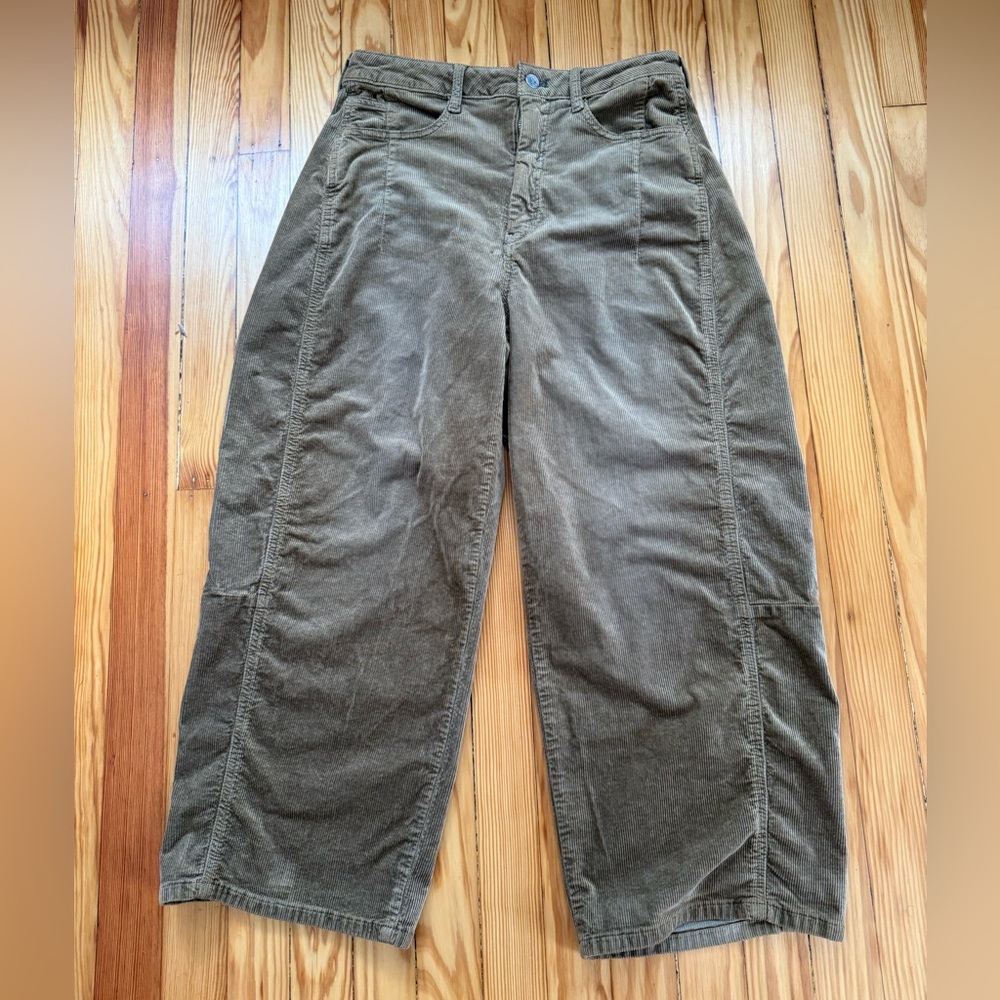 Pilcro Corduroy Kenna Barrel Pants - Picture 2 of 4